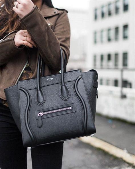 celine drummed mini luggage|Celine micro luggage bag.